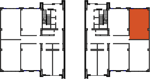 location of the building in the complex