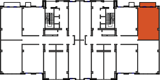 location of the building in the complex