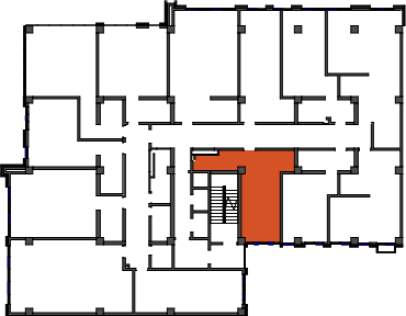 location of the building in the complex