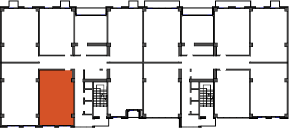 location of the building in the complex
