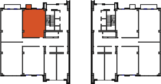 location of the building in the complex