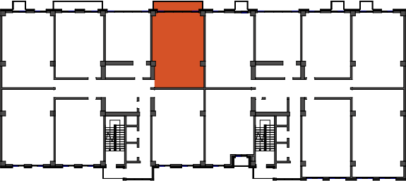 location of the building in the complex
