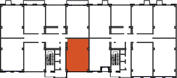 location of the building in the complex