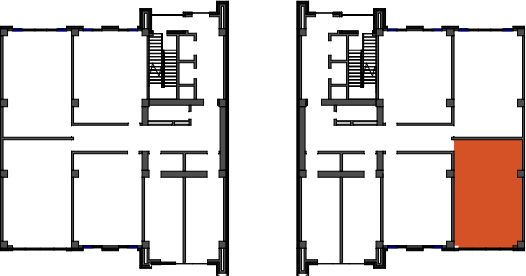 location of the building in the complex