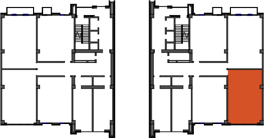 location of the building in the complex