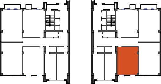 location of the building in the complex
