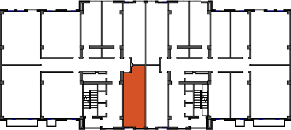location of the building in the complex