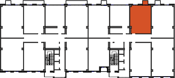 location of the building in the complex