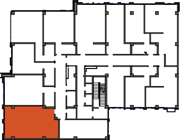 location of the building in the complex