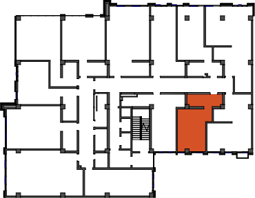 location of the building in the complex