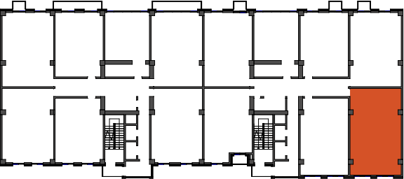location of the building in the complex