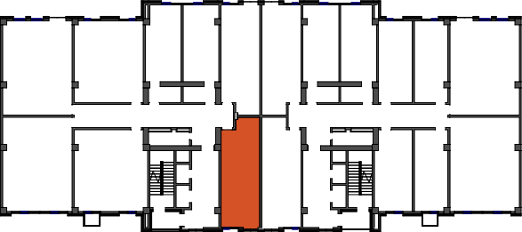 location of the building in the complex