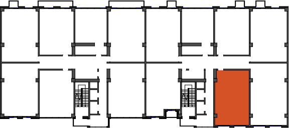 location of the building in the complex