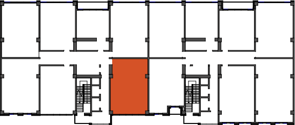 location of the building in the complex
