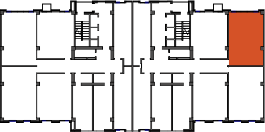 location of the building in the complex