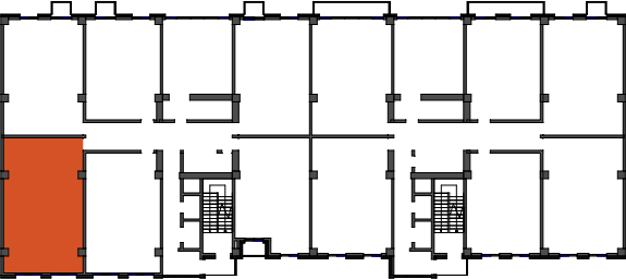 location of the building in the complex