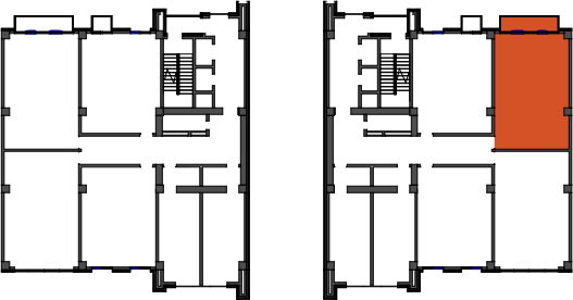 location of the building in the complex