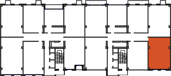 location of the building in the complex