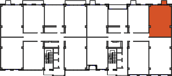 location of the building in the complex
