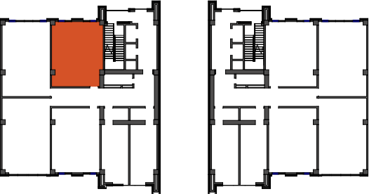 location of the building in the complex