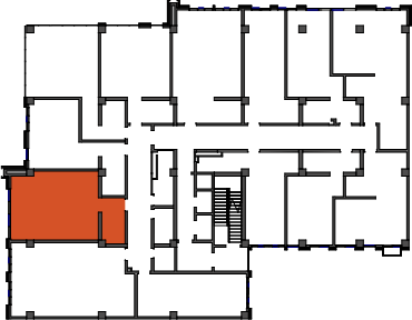 location of the building in the complex