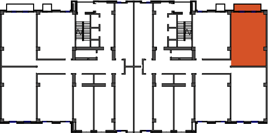 location of the building in the complex