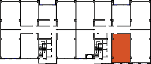 location of the building in the complex