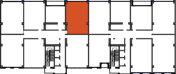 location of the building in the complex