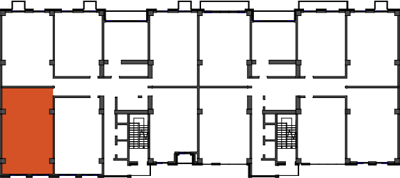 location of the building in the complex