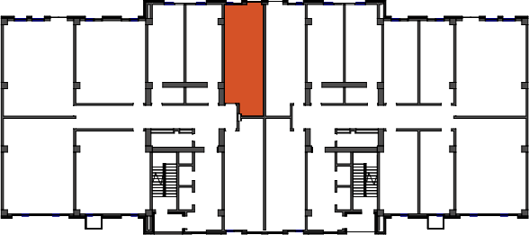 location of the building in the complex