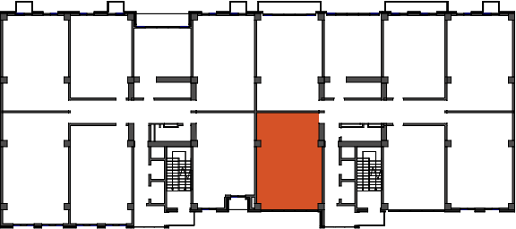 location of the building in the complex