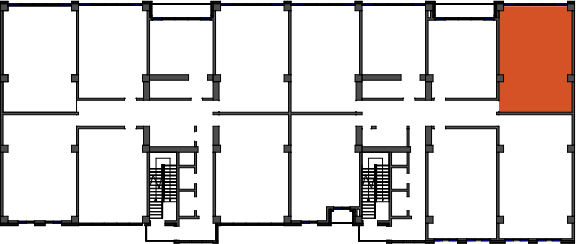 location of the building in the complex
