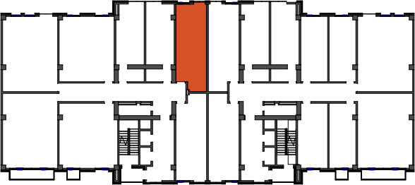 location of the building in the complex