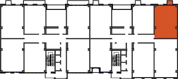 location of the building in the complex