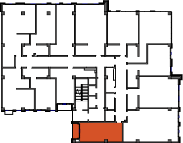 location of the building in the complex