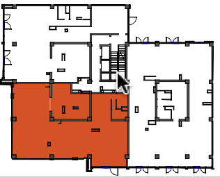 location of the building in the complex