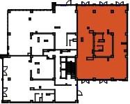 location of the building in the complex