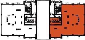 location of the building in the complex