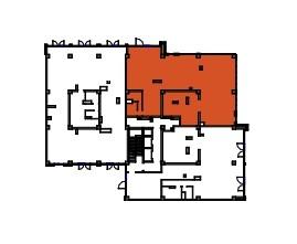 location of the building in the complex