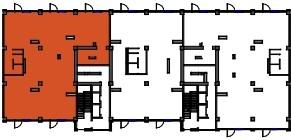 location of the building in the complex