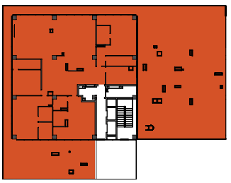 location of the building in the complex