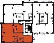 location of the building in the complex