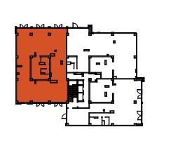 location of the building in the complex